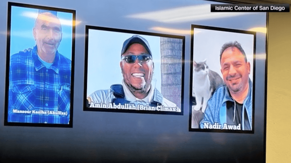 Images of three victims killed in shooting at San Diego mosque revealed in press conference (CNN Newsource)