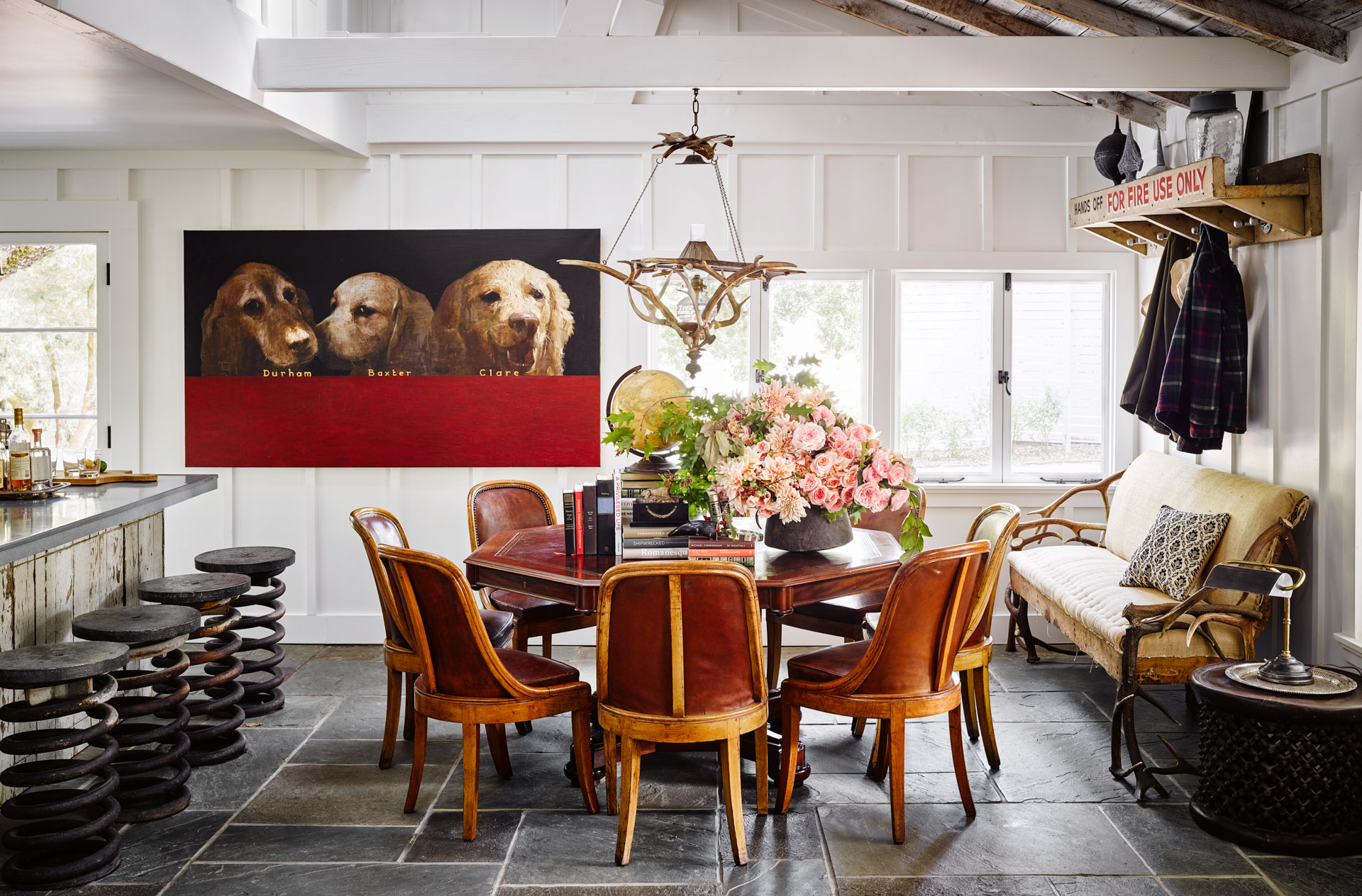 Dining area in the kitchen. (Douglas Friedman)