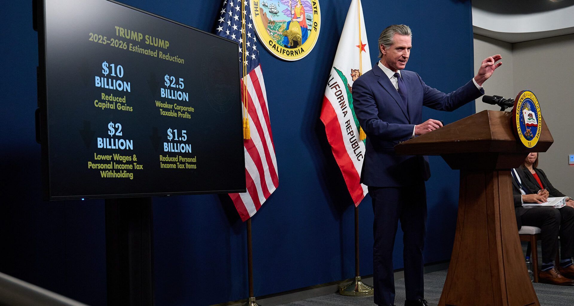CA Legislators weigh new taxes, blame Trump for deficit