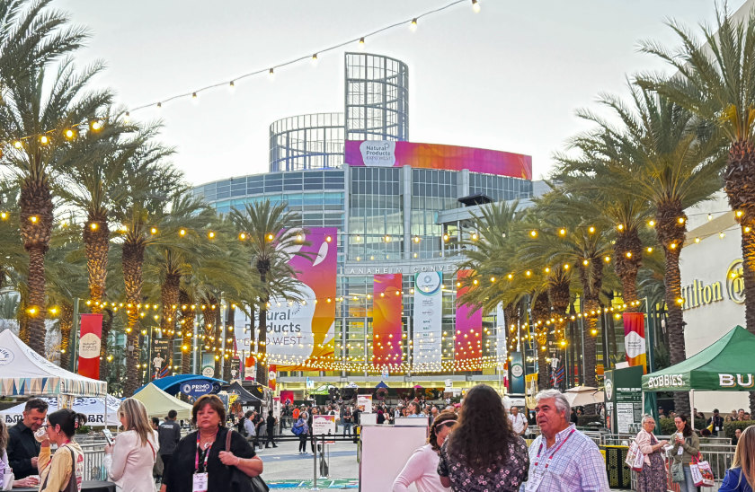 Lucire 2026 beauty Anaheim Convention Center at dusk