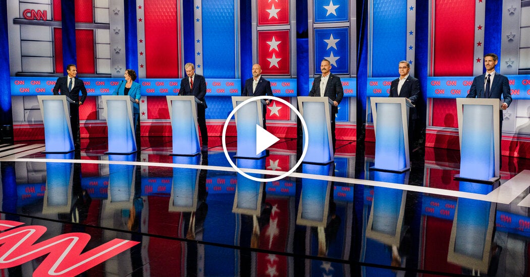 California Governor’s Race Heats Up on Crowded Debate Stage