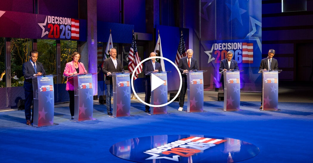 Candidates Clash in Last Televised Debate Before California Primary