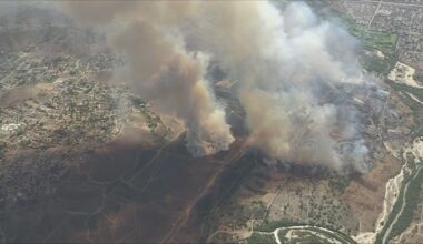 Multiple wildfires trigger unhealthy air conditions across Southern California