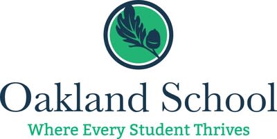Oakland School logo. Oakland School is a Supportive, Independent School for Children Who Benefit from Individualized Learning Plans and Multi-Sensory, Experiential Instruction (PRNewsfoto/Oakland School)