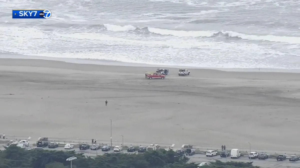 Surfer dies at San Francisco's Ocean Beach despite numerous lifesaving efforts