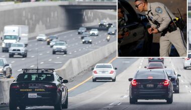 California Highway Patrol cite 200 drivers for going over 100 mph