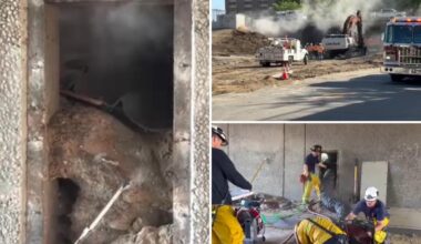 Two bodies found in underground vault after blaze erupted
