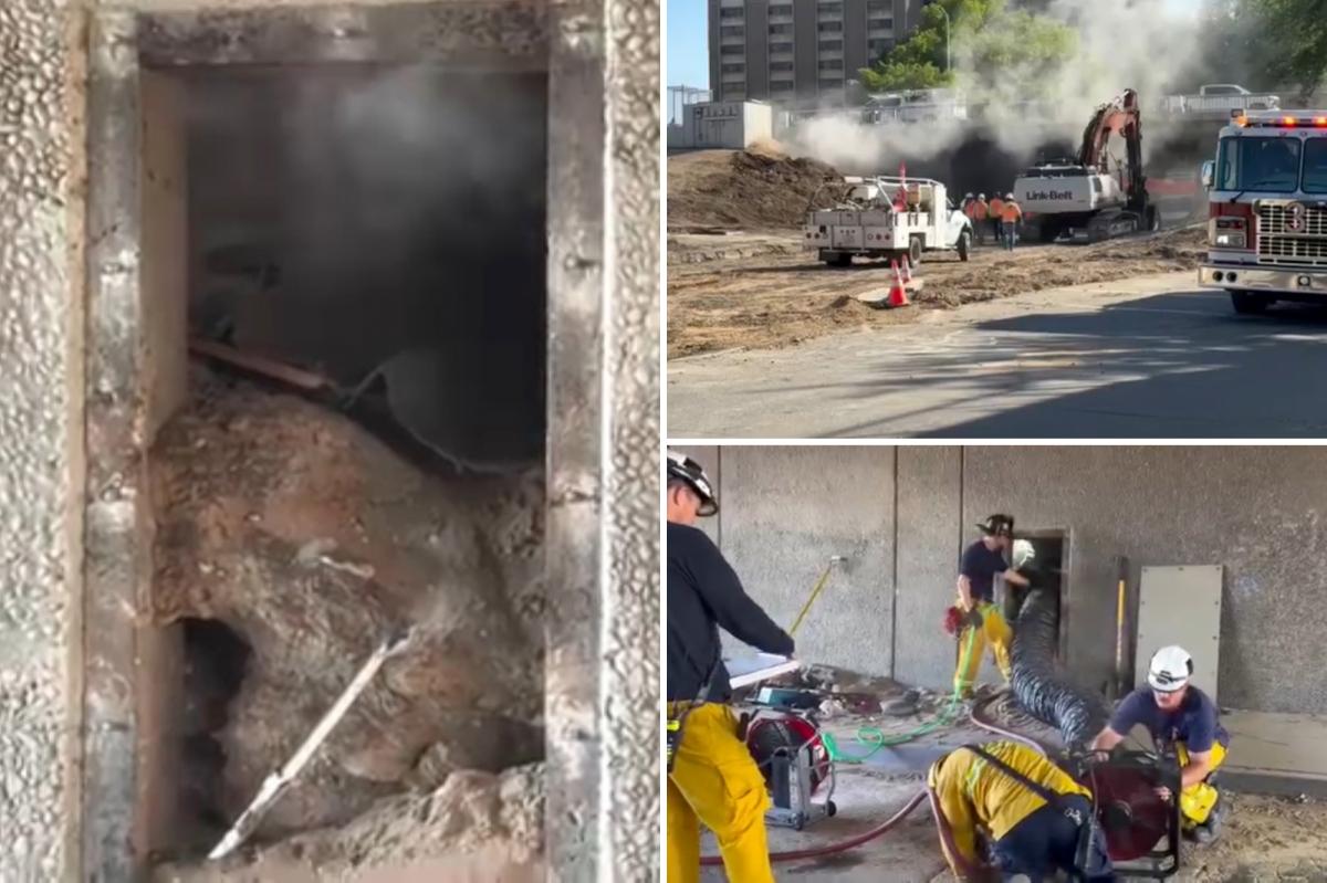 Two bodies found in underground vault after blaze erupted
