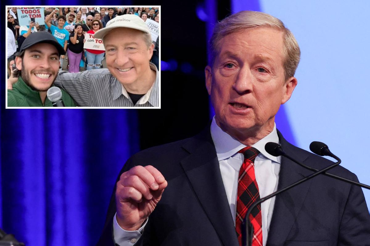 Astounding six-figure sum Tom Steyer paid to Latino influencer living outside California