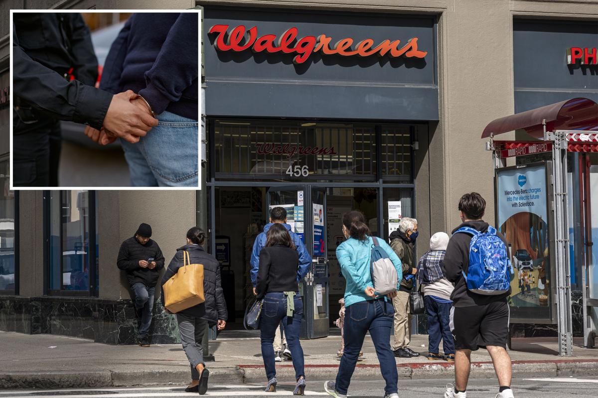 SF man arrested for allegedly stealing from Walgreens 27 times for $40K of merchandise