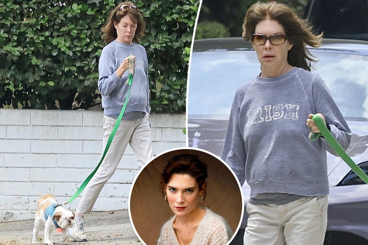 'Twin Peaks' star Lara Flynn Boyle, 56, makes rare Los Angeles outing
