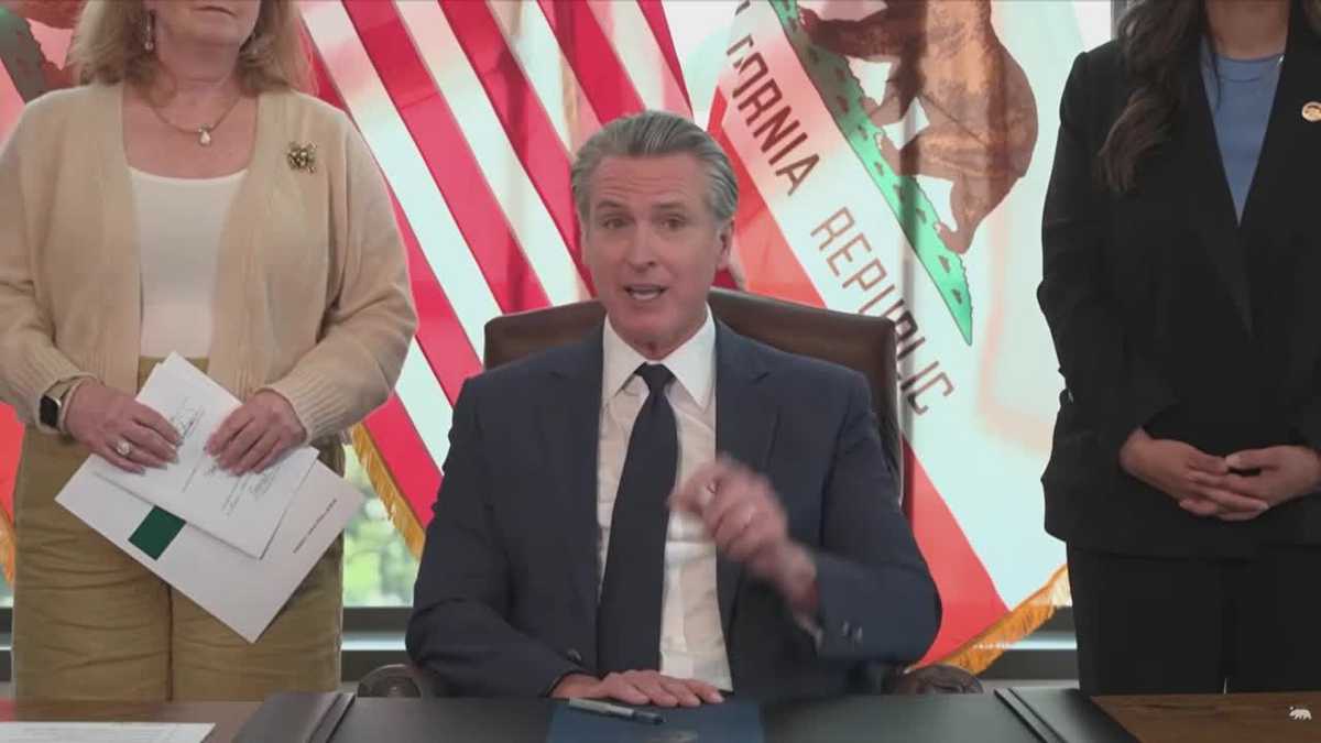 Newsom signs California election law to block federal interference