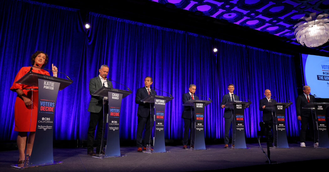 5 Key Moments During the California Governor Debate