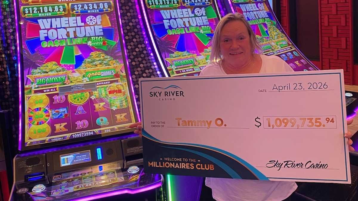 NorCal woman wins over $1 million jackpot at Sky River Casino