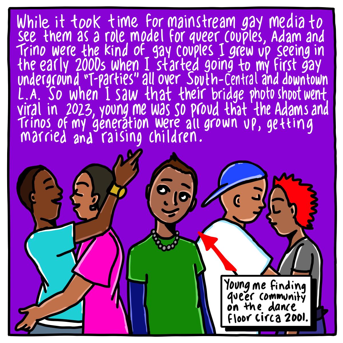 It took some time for mainstream gay media to see them as a role model for queer couples. 