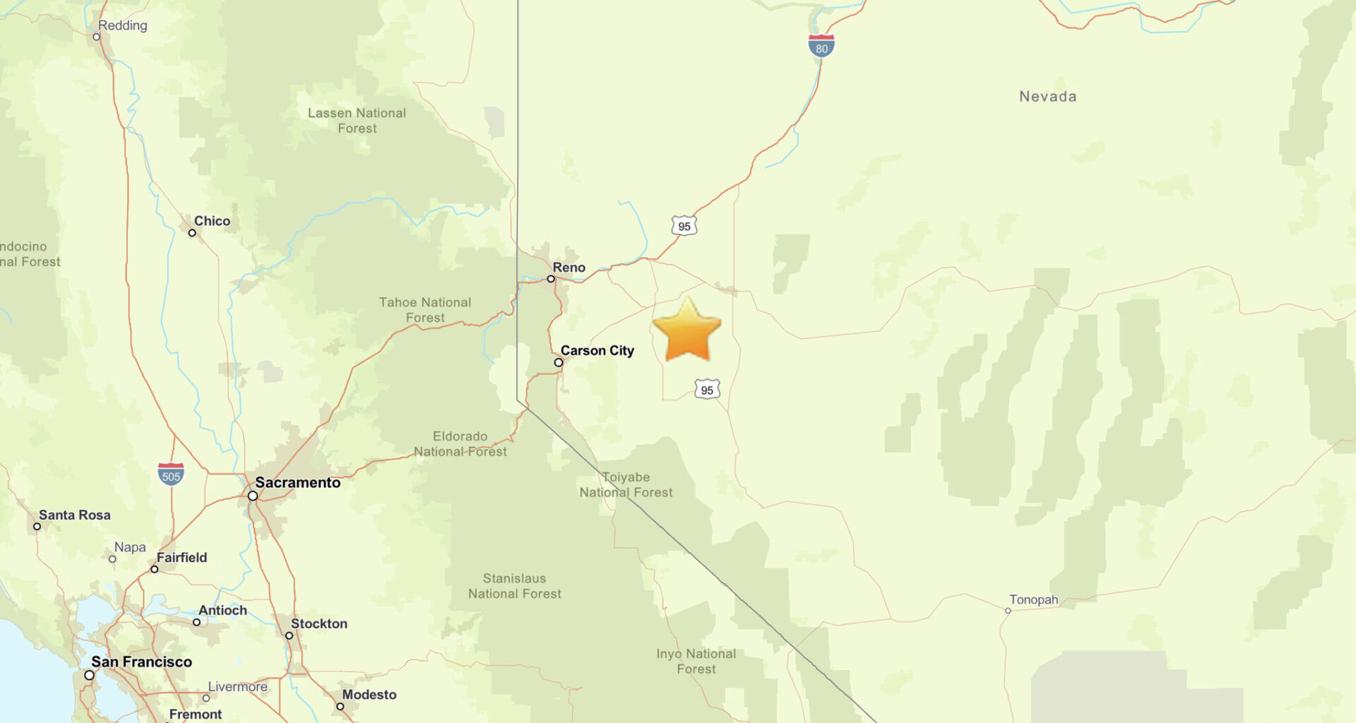 Nevada quake with 5.2 preliminary magnitude felt in Tahoe, Sacramento