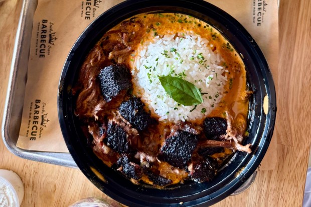 Smoke Queen Barbecue's panang curry with smoked brisket. (Photo by Brock Keeling, Orange County Register/SCNG)