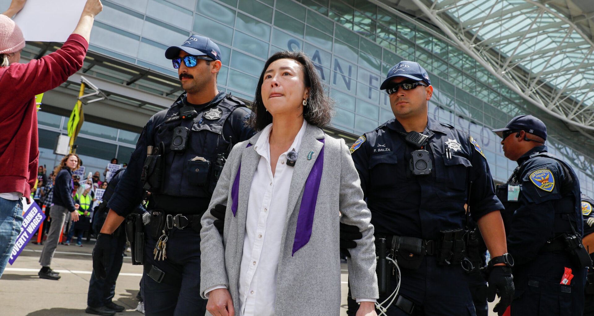 S.F. supervisors arrested at SFO May Day protest