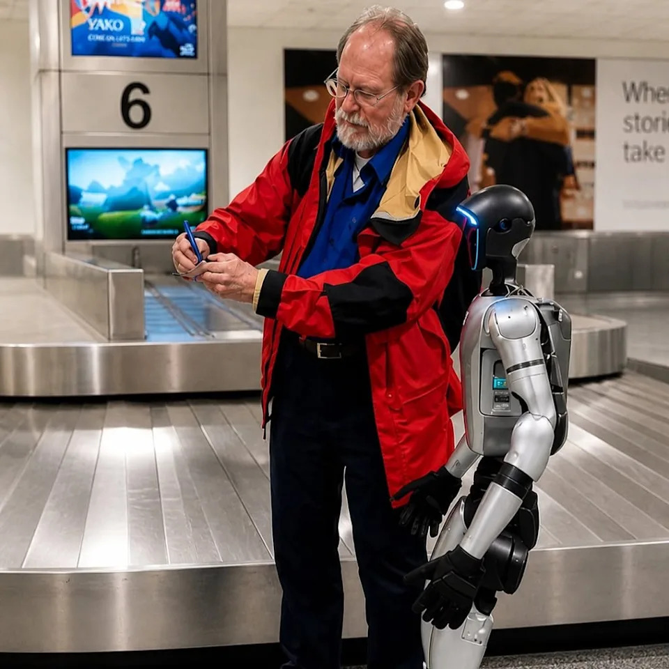 Once onboard, Southwest crew members were suddenly faced with a very serious question. Instagtram/elite.event.robotics
