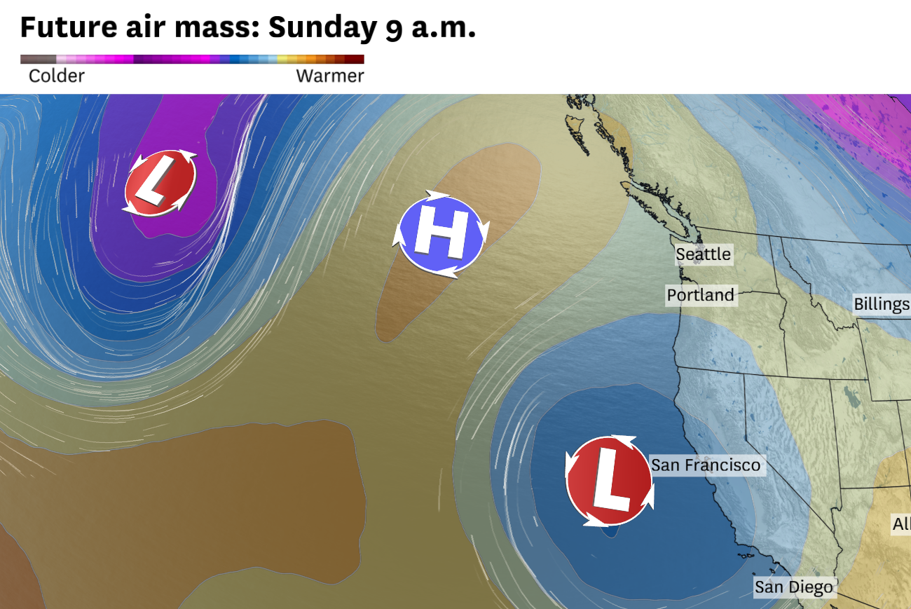 San Francisco Bay Area weekend weather is about to get ‘stuck’