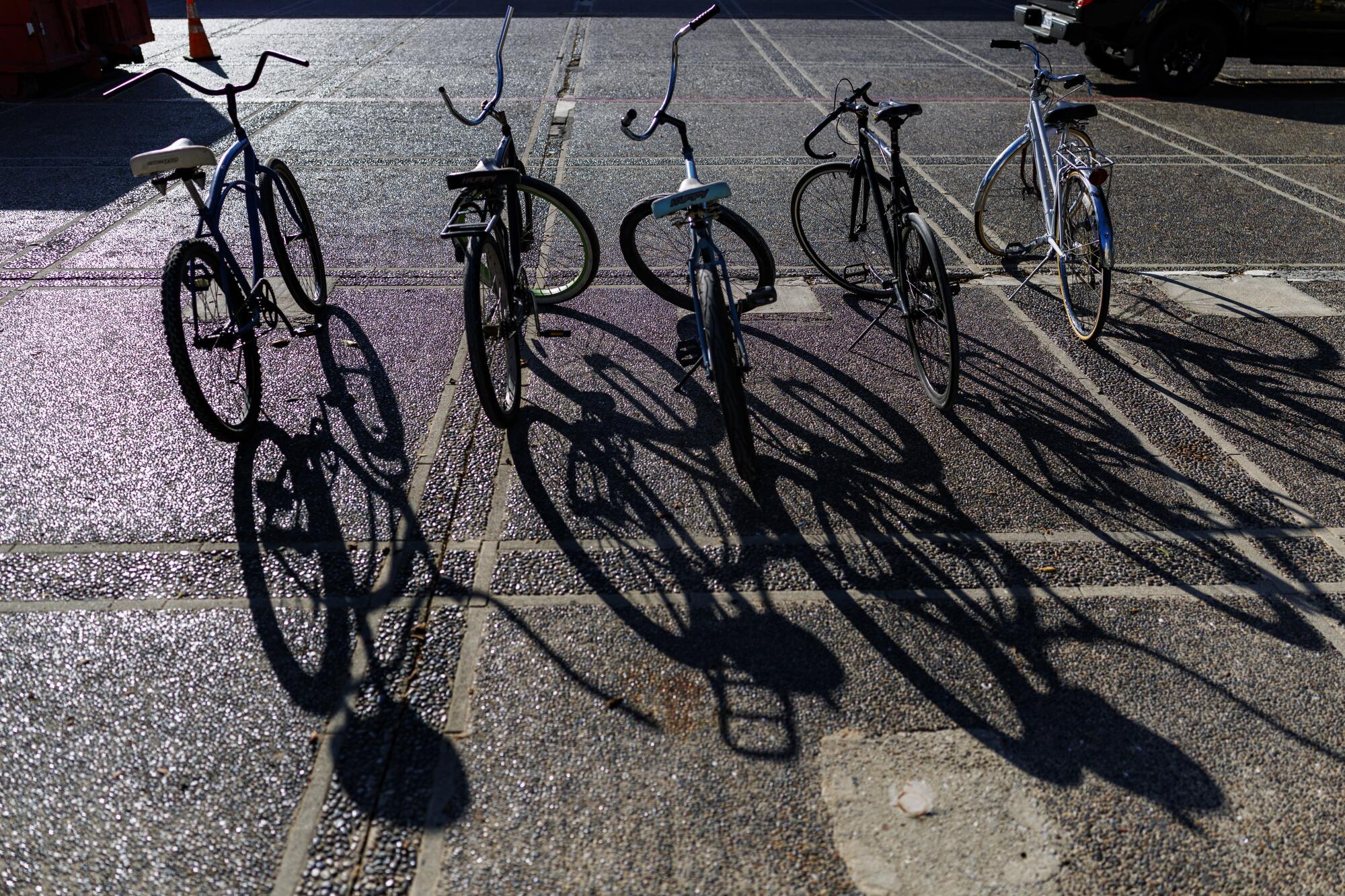 Once abandoned bikes are now safe and ready for new owners.