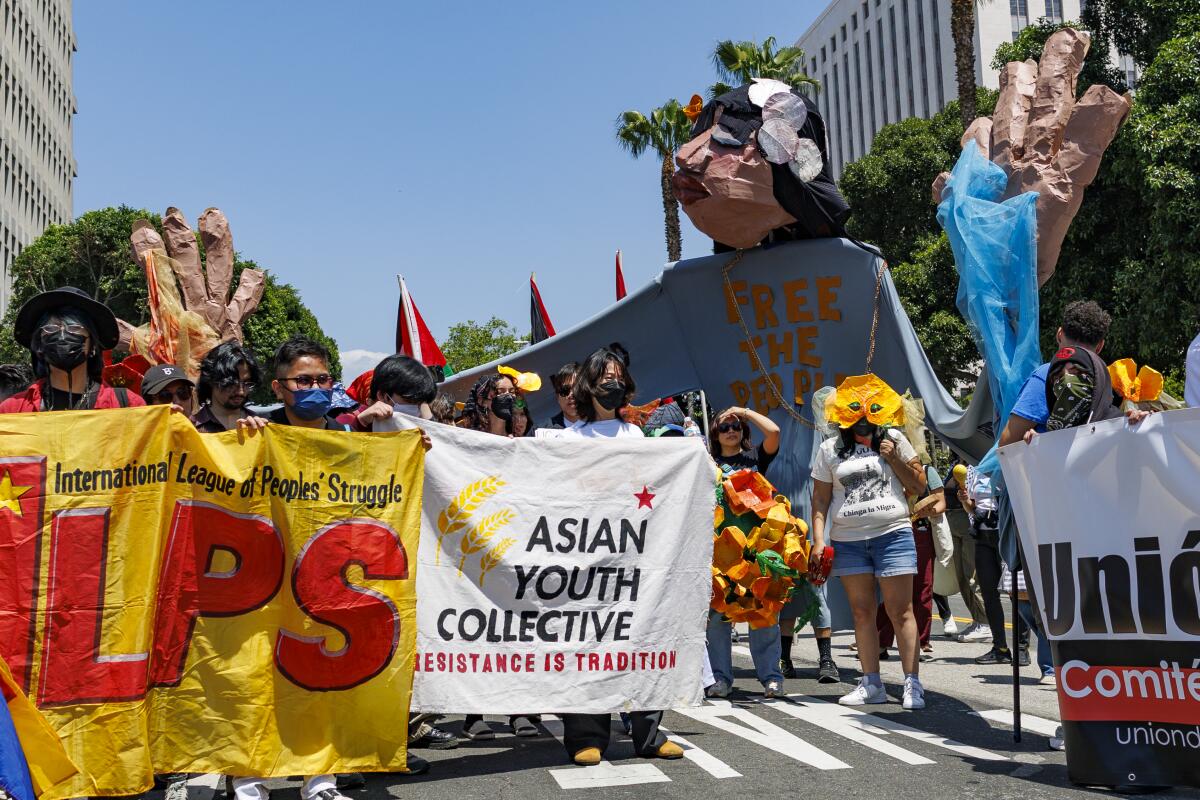 An East Yard Communities for Environmental Justice puppet.