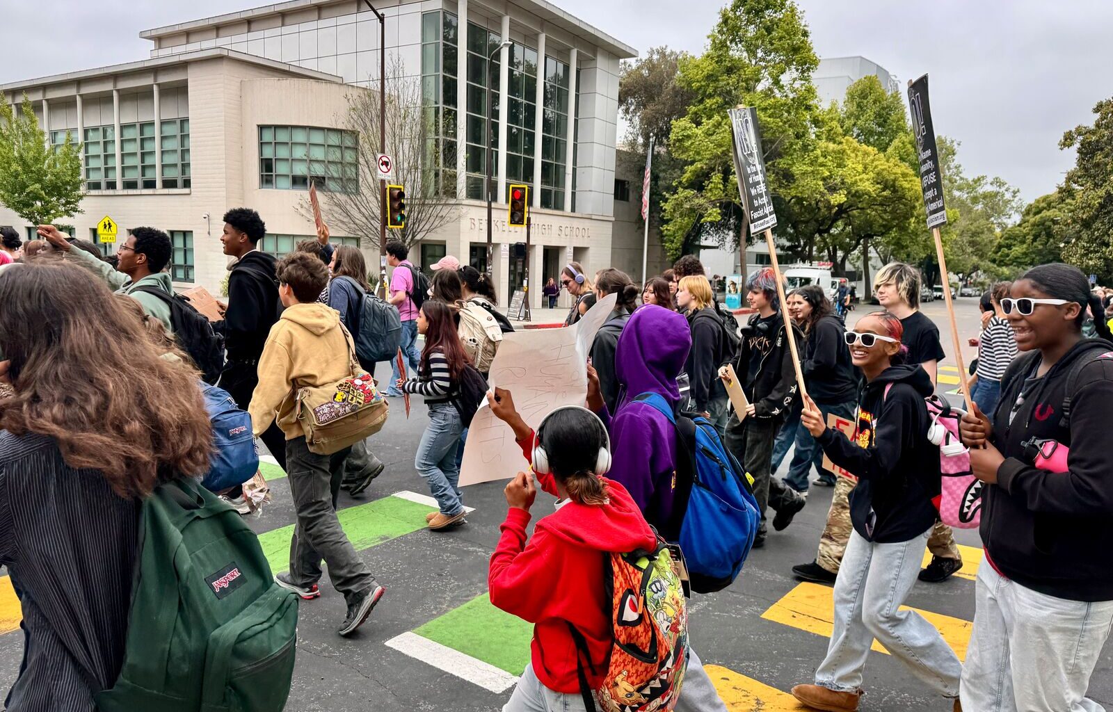 Hundreds attend Berkeley May Day rallies