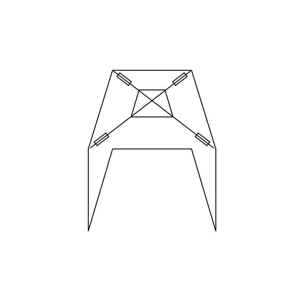 A diagram of a kite.