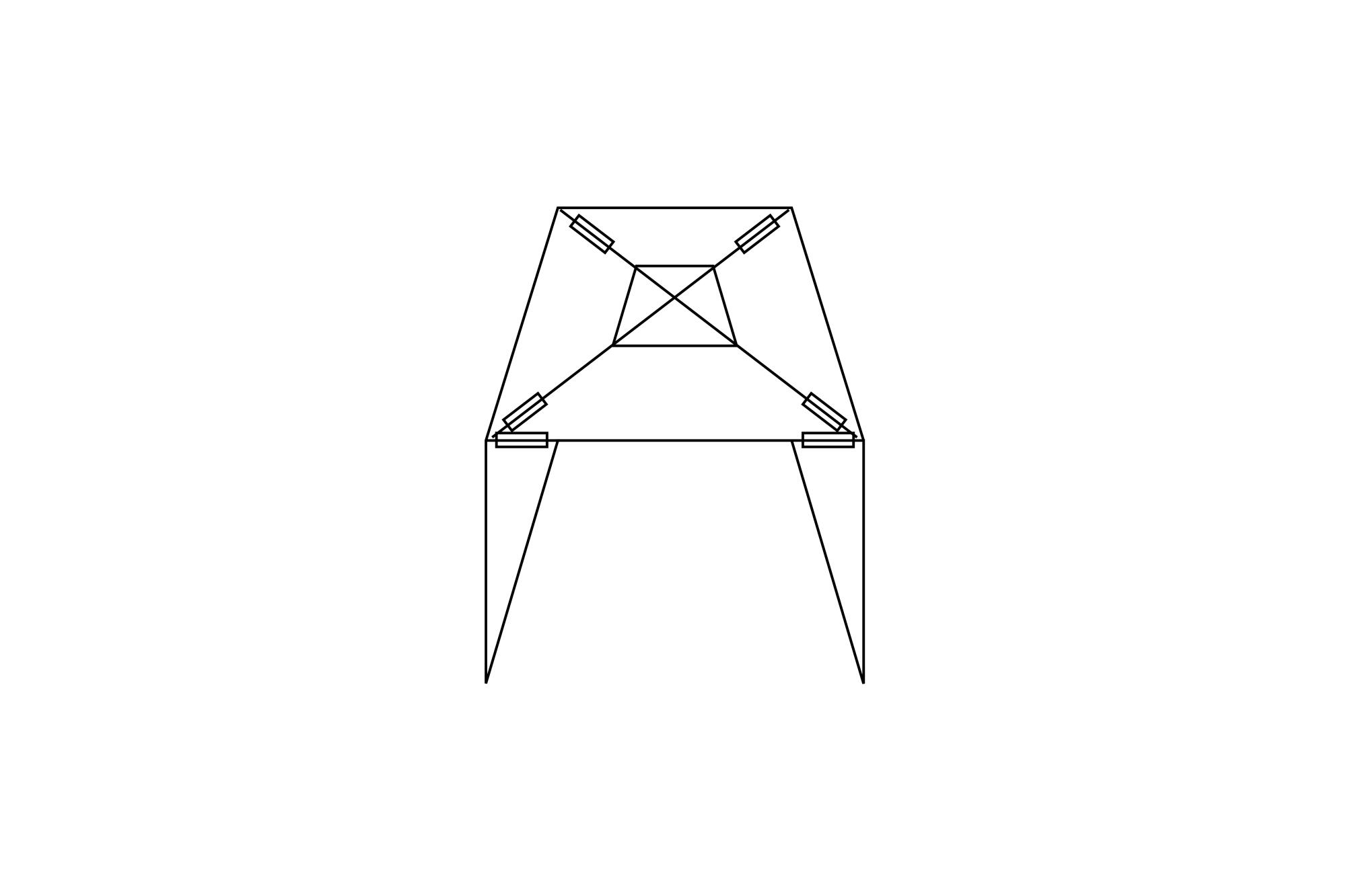 A diagram of a kite.