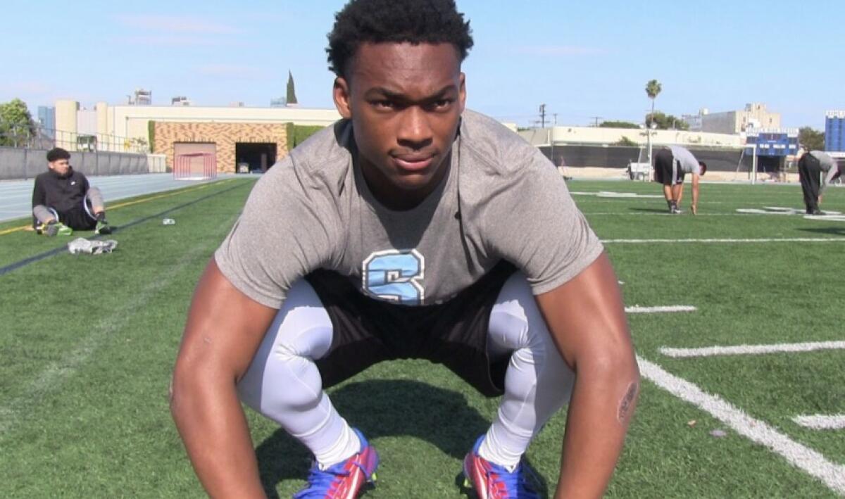 Deommodore Lenoir of Salesian in 2016. Now he's NFL defensive back for 49ers.