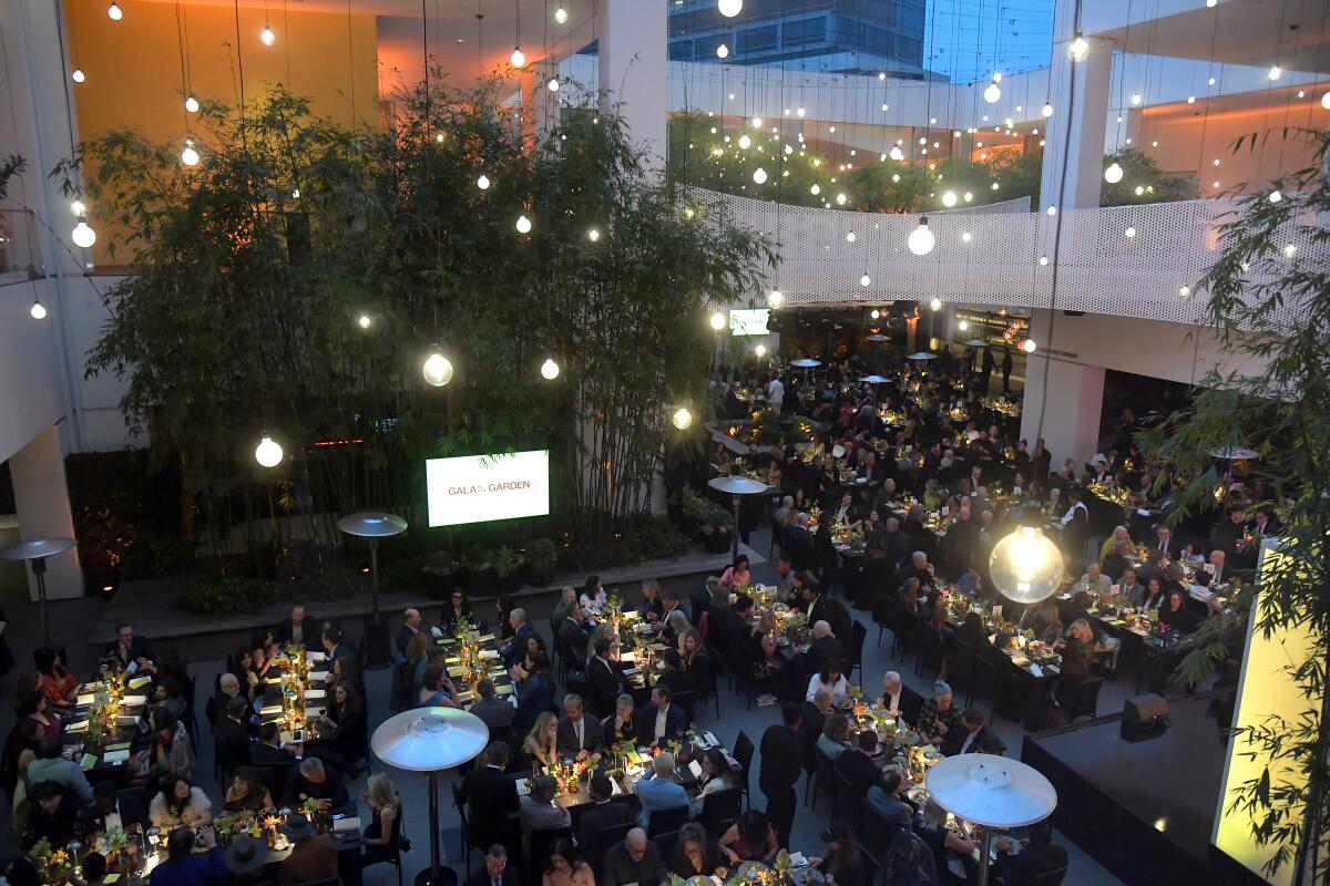 A gala at a museum.
