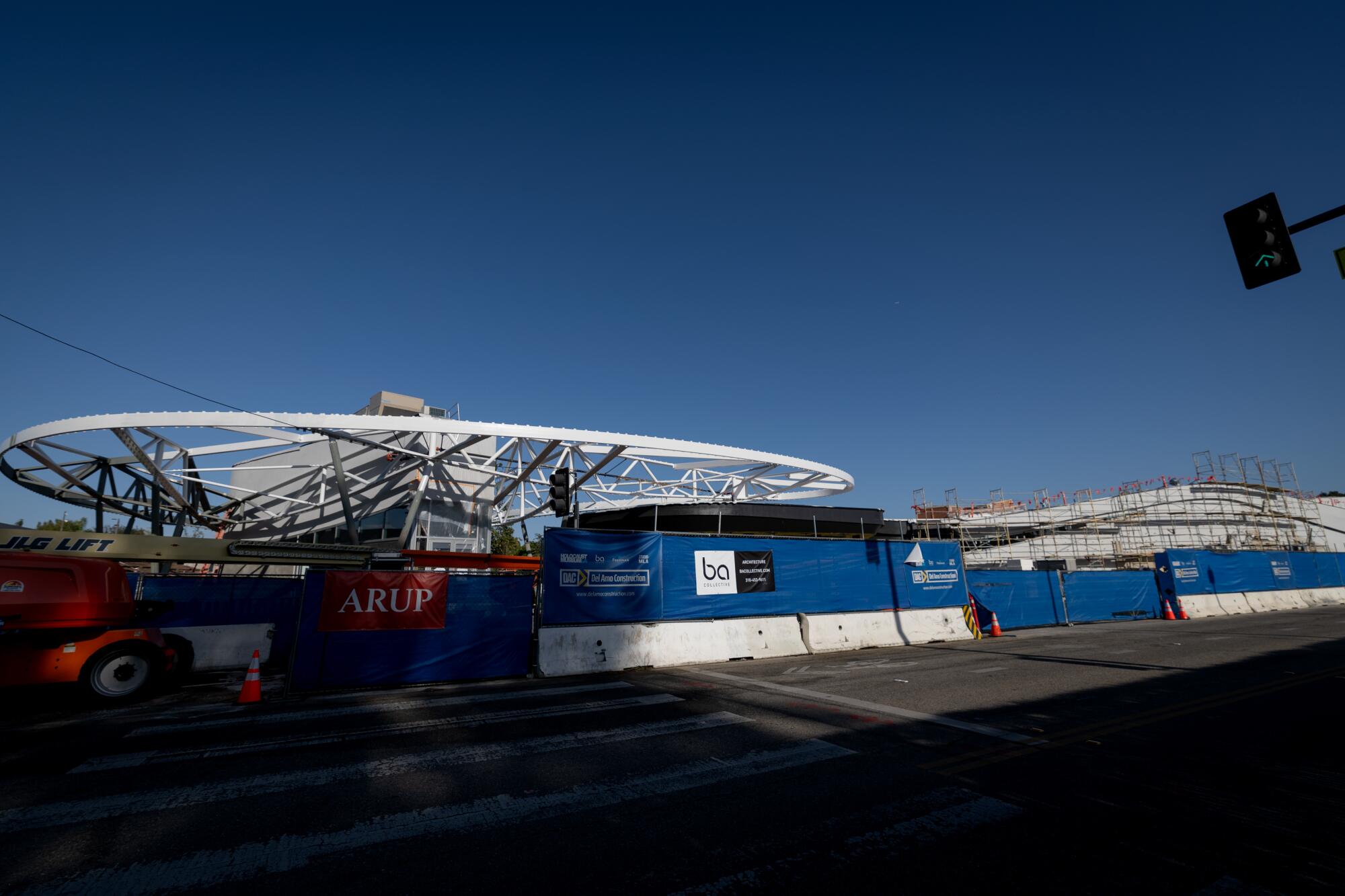 A view of a construction site.