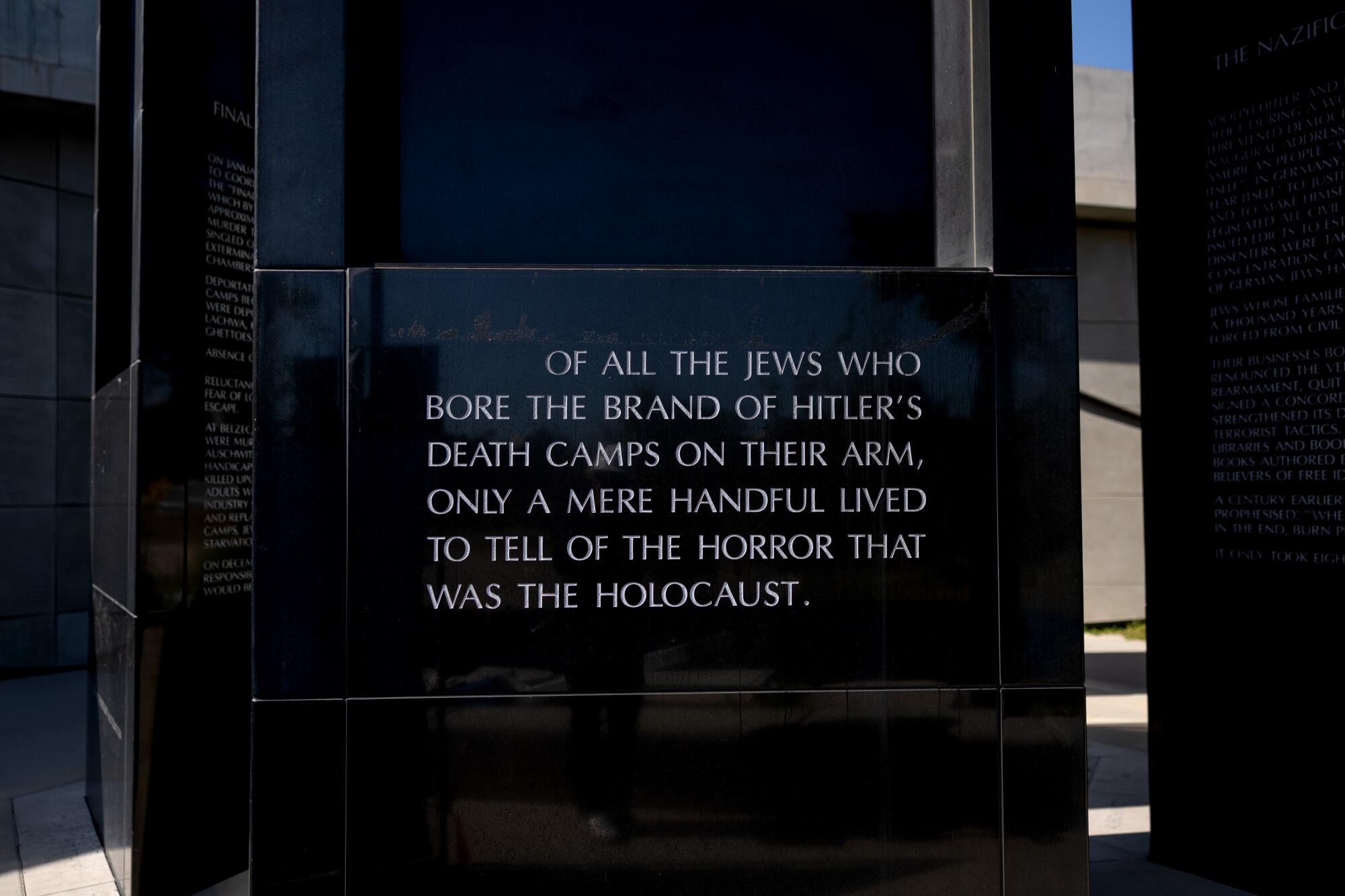 A memorial to the Holocaust.