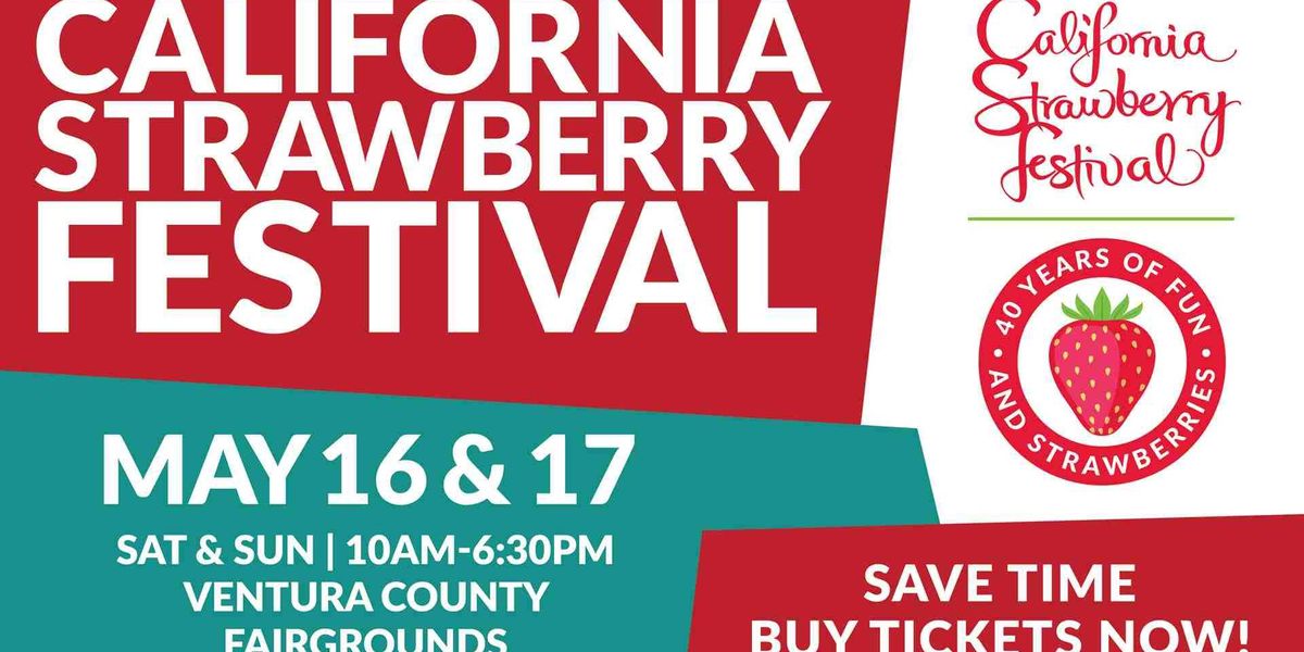 Listen for a chance to win tickets to the California Strawberry Festival