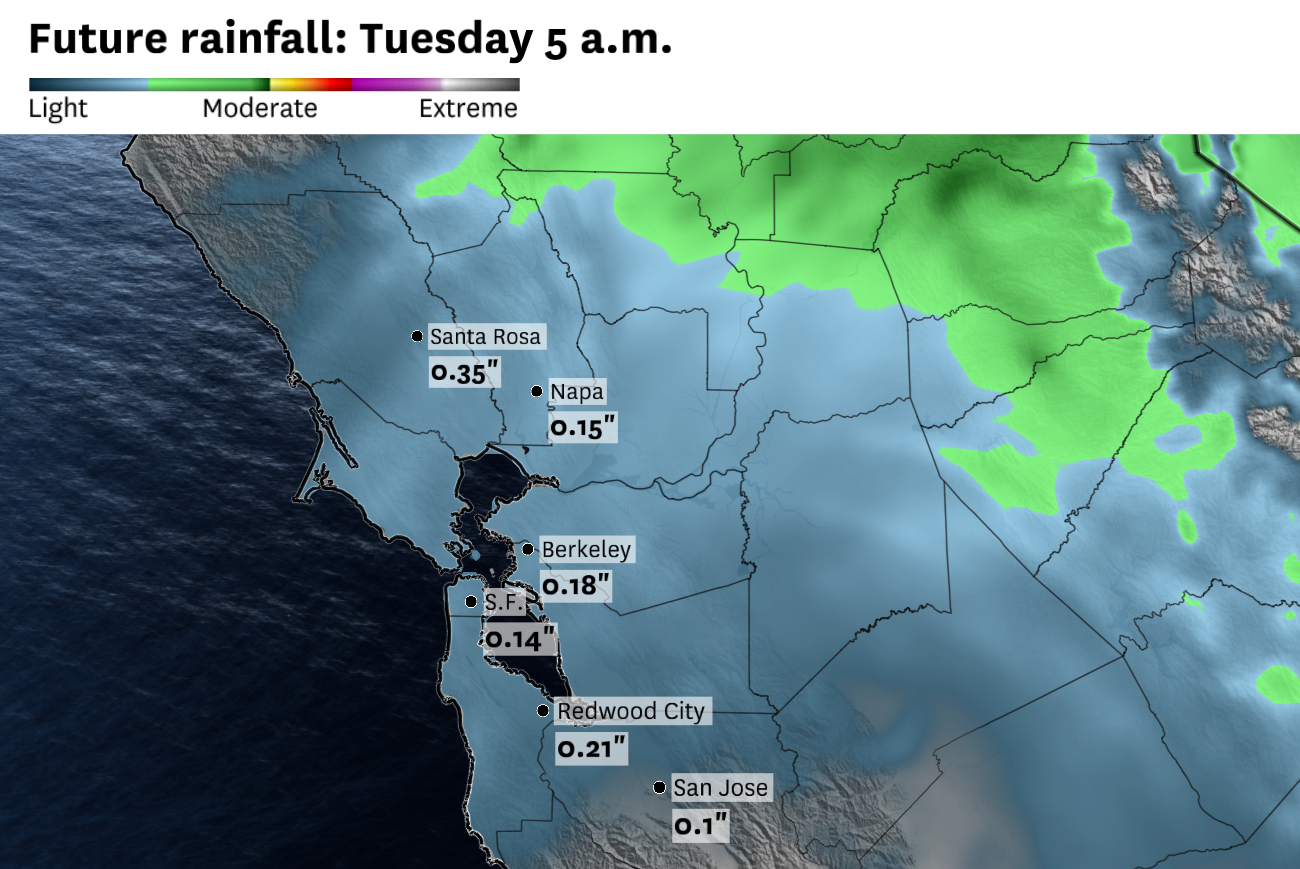SF Bay Area to get another round of rain, but it should dry soon