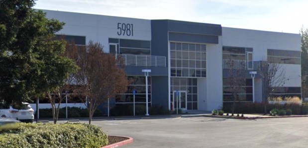 5981 Optical Ct., a research and office building totaling 182,400 square feet in south San Jose. Google Maps