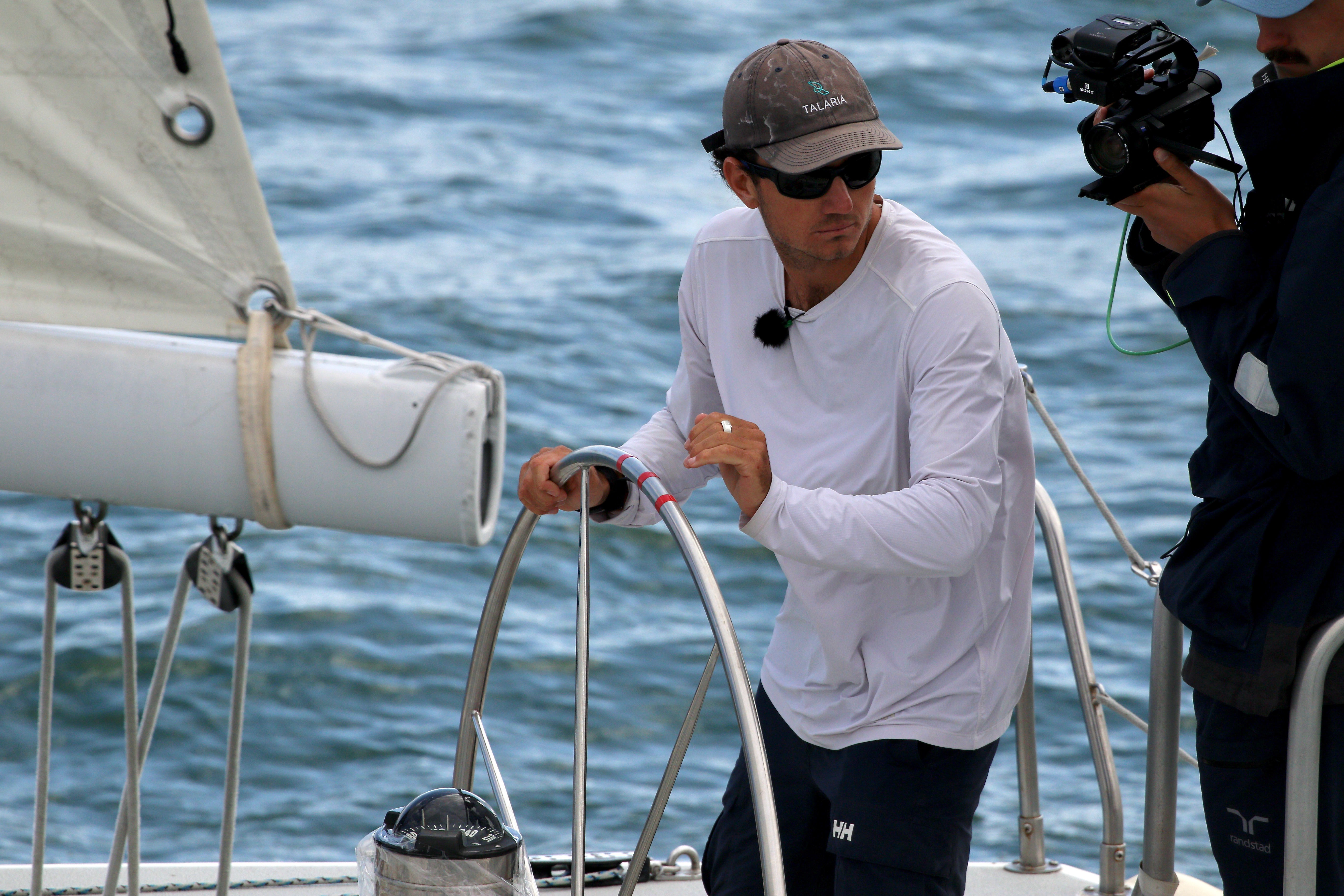 Australiaâs Cole Tapper steers his team to victory at the...