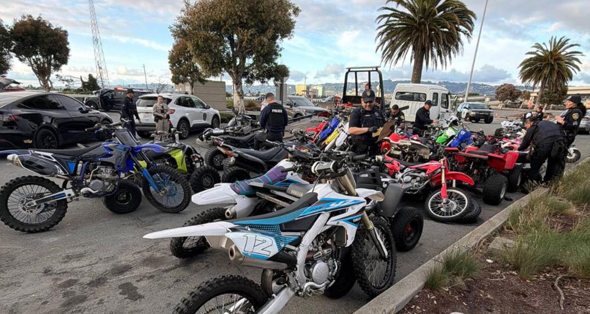 9 arrested after several dirt bike, ATV riders stop Bay Bridge traffic