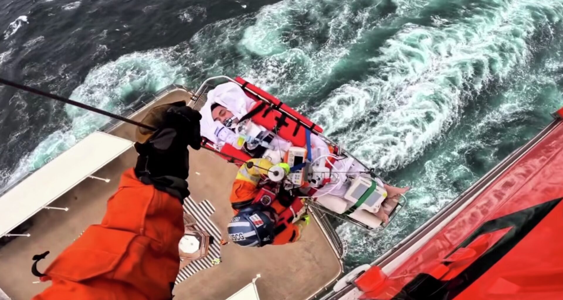 Coast Guard airlifts cruise ship passenger off California