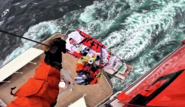Coast Guard airlifts cruise ship passenger off California