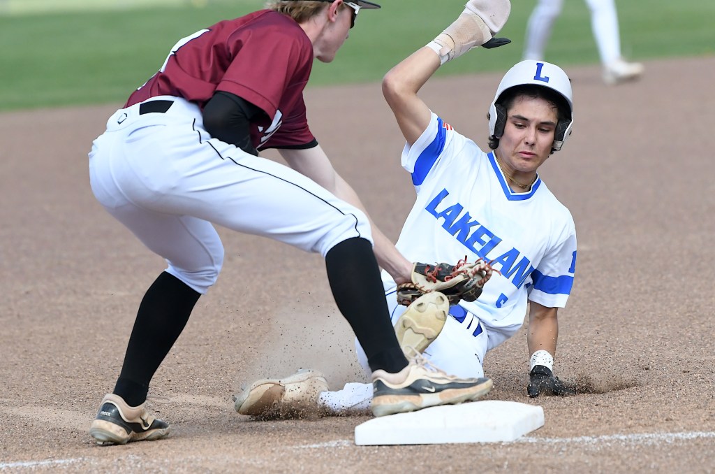 Photo gallery from Milford at Lakeland in LVC baseball action – The Oakland Press