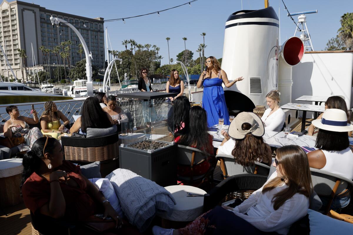 People seated aboard a boat 