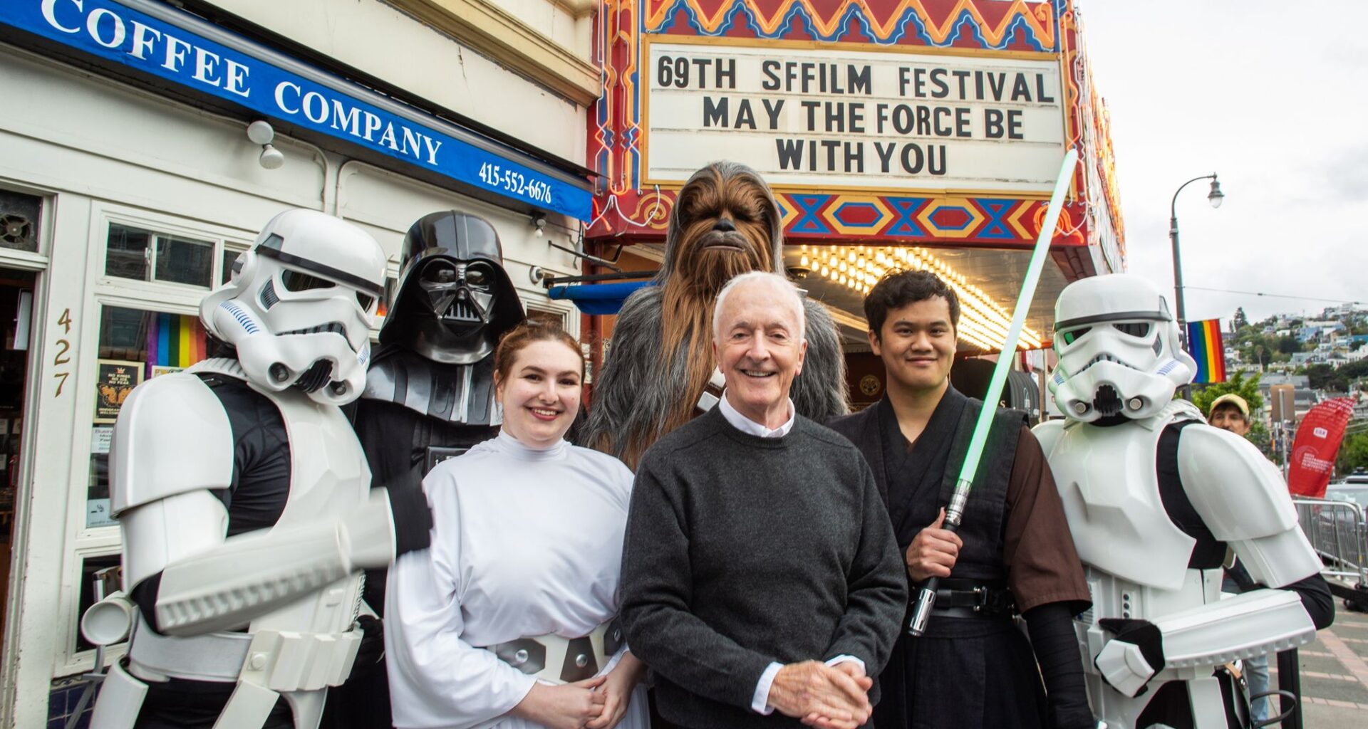 Anthony Daniels celebrates Star Wars Day in San Francisco