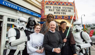 Anthony Daniels celebrates Star Wars Day in San Francisco