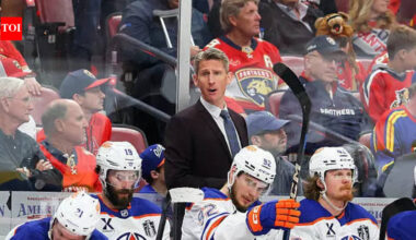 Edmonton Oilers coach Kris Knoblauch faces uncertain future after Anaheim Ducks playoff elimination this NHL season | NHL News
