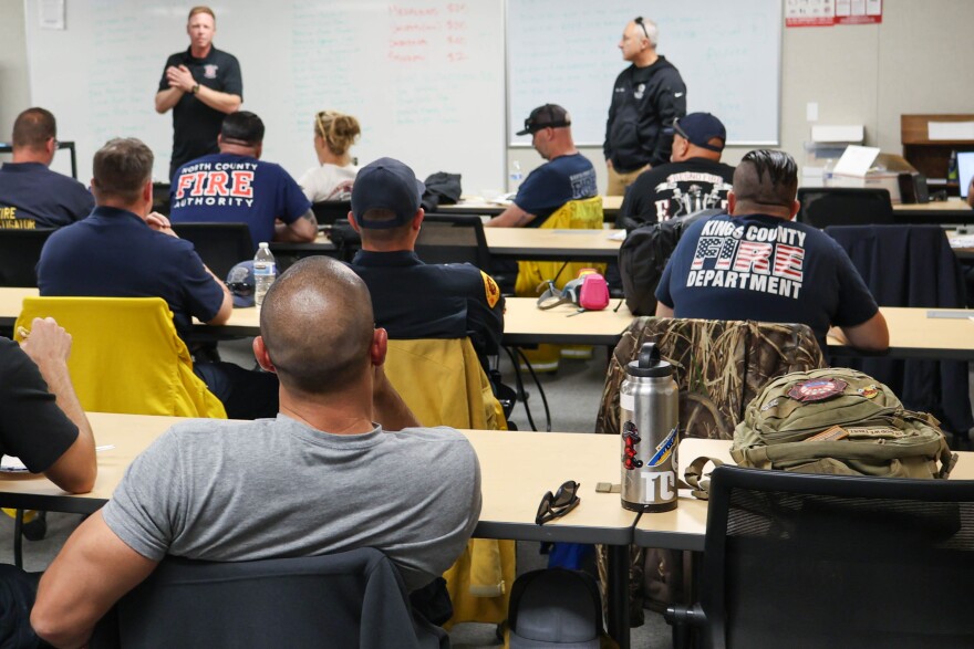 First responders from all over the state and world came to attend the training, including first responders from Kings County and the Bay Area.