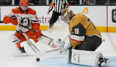 Ducks beat Golden Knights 3-1 and send series back to Anaheim at 1-1