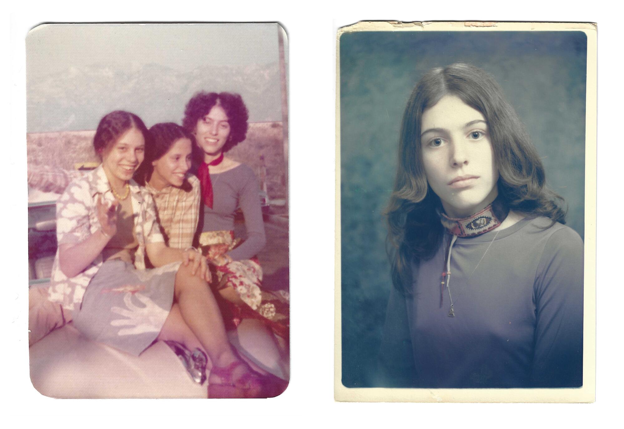 “Alison, Tracye & Lezley Saar (Alison wearing skirt made by Betye),” 1970, color photograph