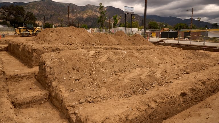 The new foundation for the Fountain of Life Nazarene Church...