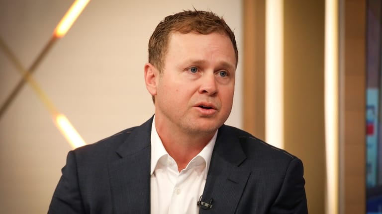 Spencer Pratt speaks during an appearance on "Fox & Friends"...